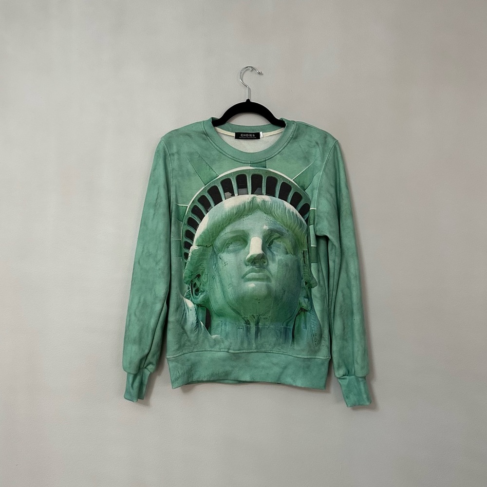 SHEIN (CHOIES) STATUE OF LIBERTY sweater